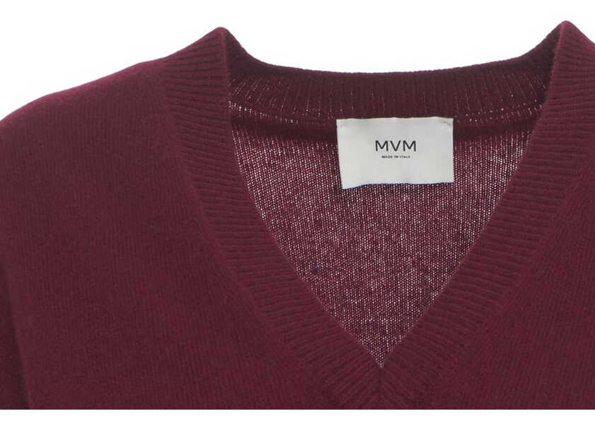 Pulovere casual MVM Cashmere knit vest Red Femei (BM 19031128) 6