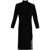 Elisabetta Franchi Midi dress with roll neck Black
