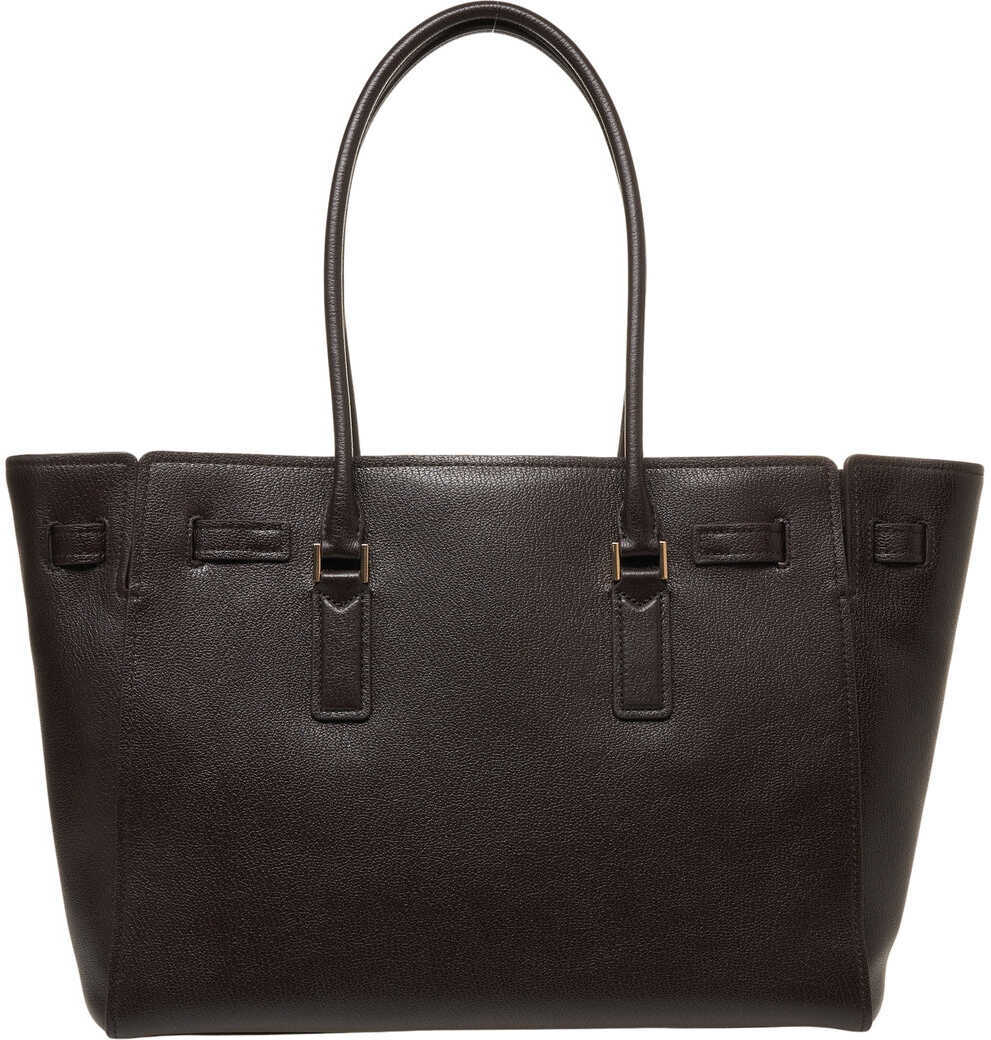 Genti de umar Michael Kors Grained leather shopper Brown Femei (BM 19031137) 4