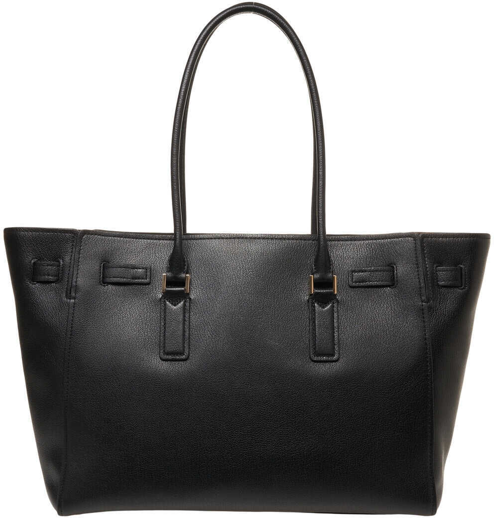 Genti de umar Michael Kors Grained leather shopper Black Femei (BM 19031137) 4