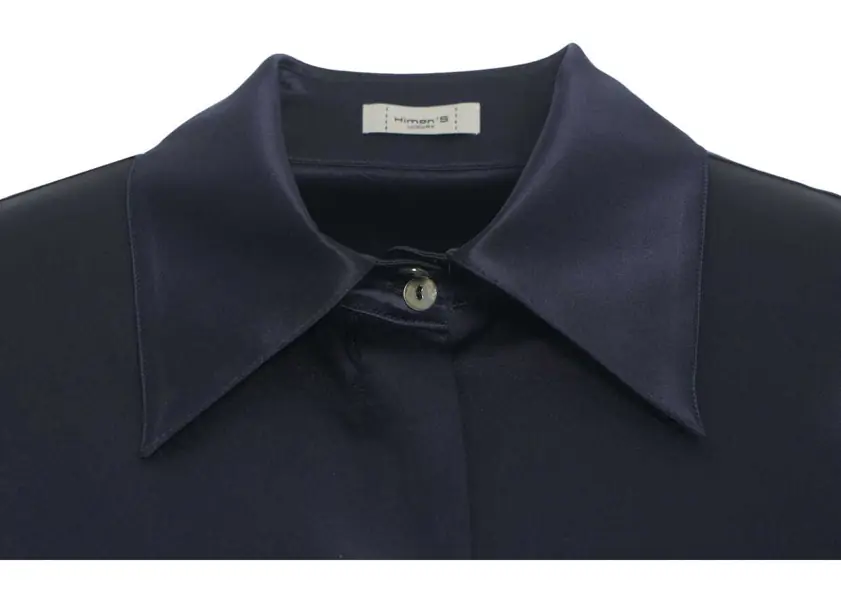 Bluze Himons Silk blouse Blue Femei (BM 19031164) 4