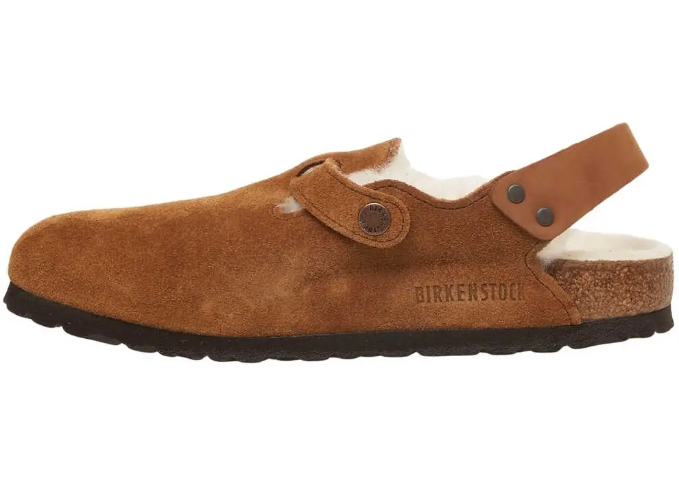 Sandale Birkenstock Clogs Tokio Shearling Brown Femei (BM 19031182) 4