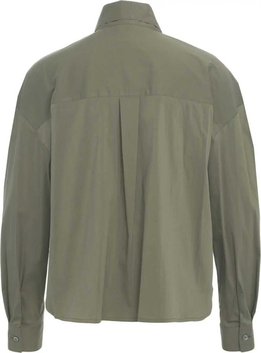 Bluze Himons Blouse with bow collar Green Femei (BM 19031194) 3