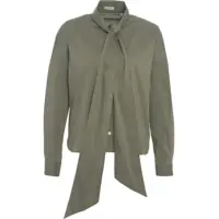 Bluze Blouse with bow collar Femei