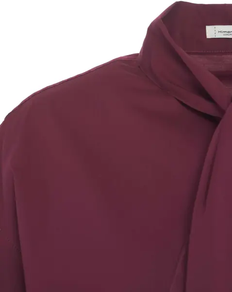 Bluze Himons Blouse with bow collar Red Femei (BM 19031194) 4