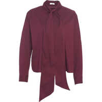 Bluze Blouse with bow collar Femei