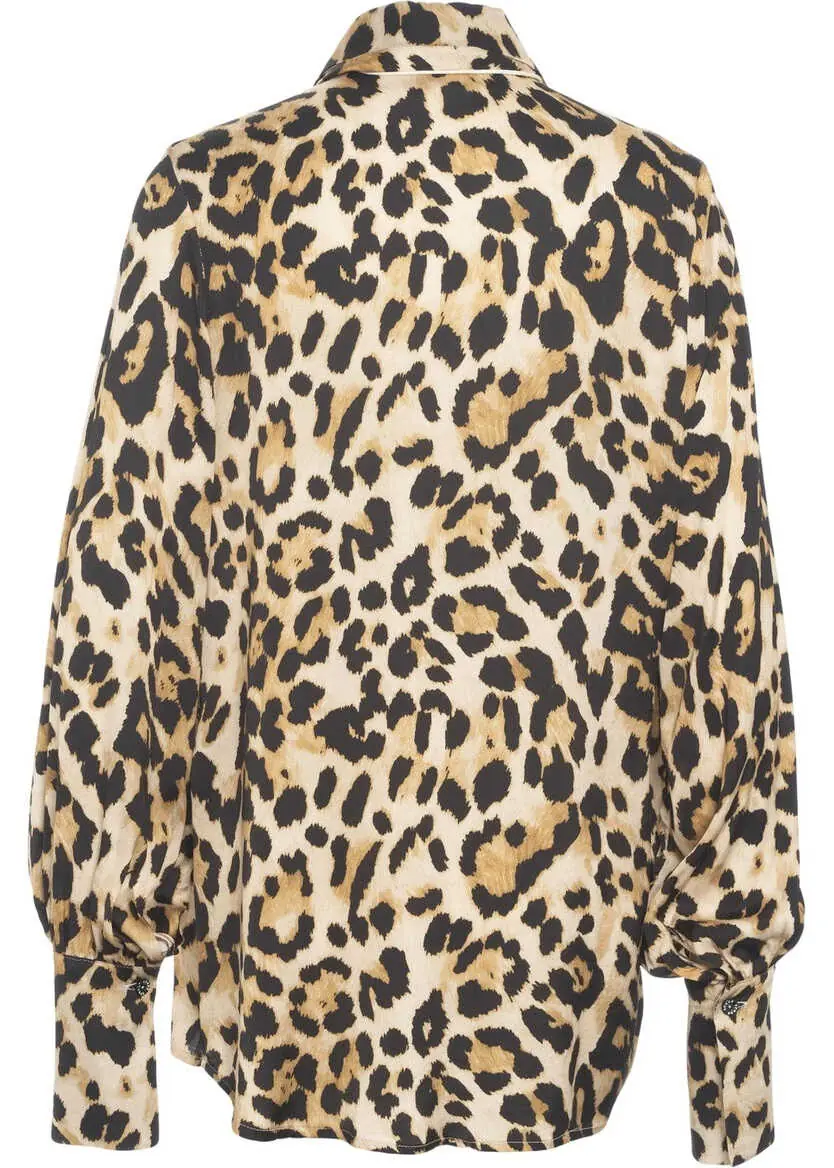 Bluze 5 Progress Blouse with bow collar Beige Femei (BM 19031197) 4