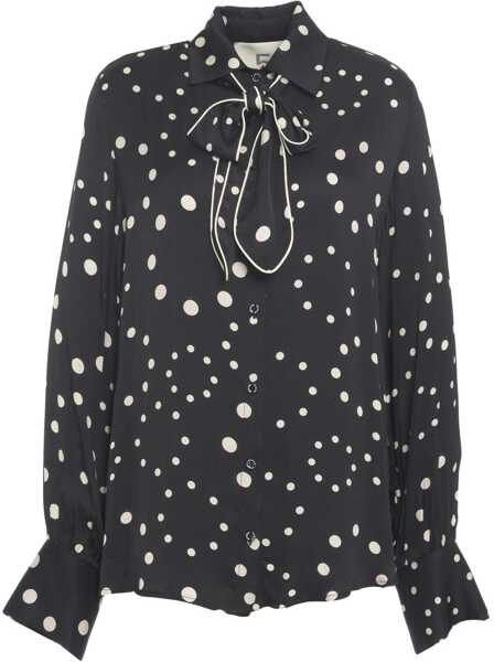 Bluze 5 Progress Blouse with bow collar Black Femei (BM 19031197) 7