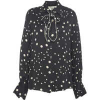 Bluze Blouse with bow collar Femei
