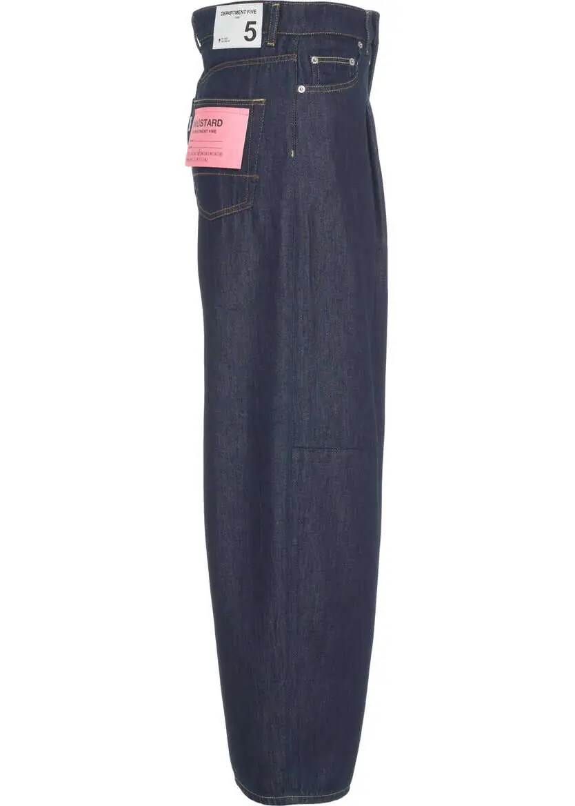 Blugi evazati Department Five Wide leg jeans Blue Femei (BM 19031206) 4