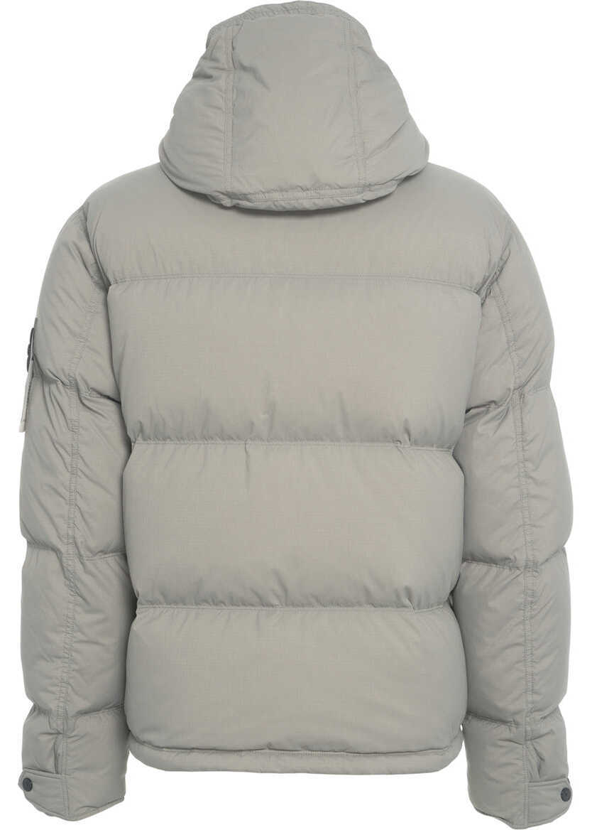 Geci de iarna Stone Island Hooded down jacket Grey Barbati (BM 19031212) 3
