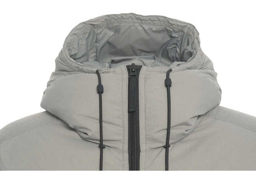 Geci de iarna Stone Island Hooded down jacket Grey Barbati (BM 19031212) 4