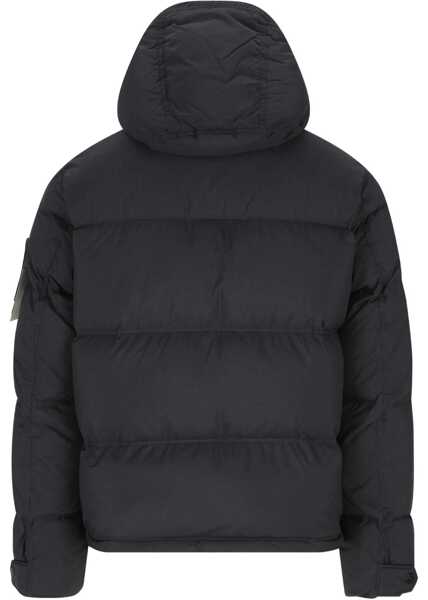 Geci de iarna Stone Island Hooded down jacket Black Barbati (BM 19031212) 2