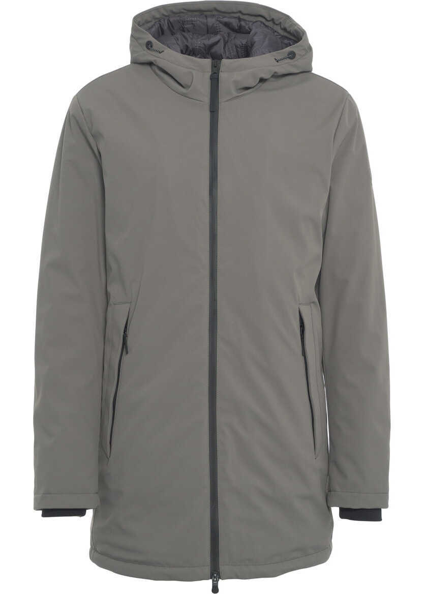 Jachete People of Shibuya Hooded jacket Fuji Grey Barbati (BM 19031227) 2