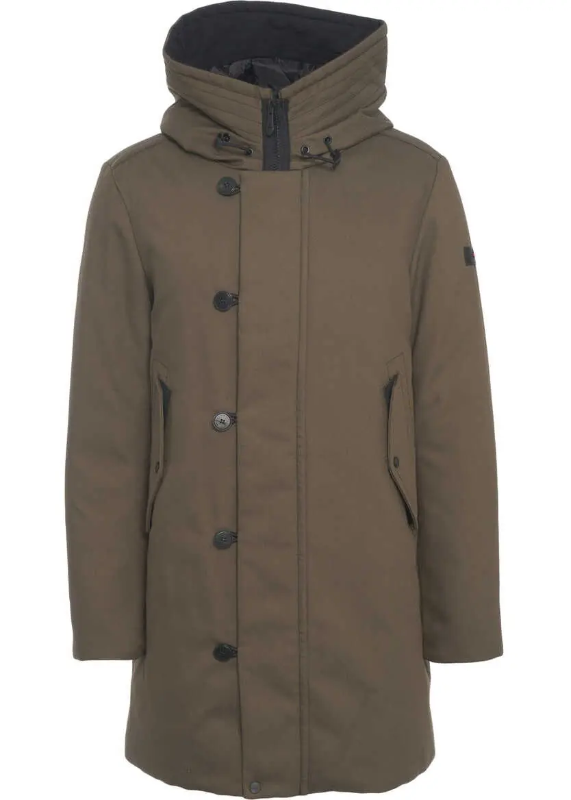 Geci Parka Peuterey Hooded parka Olive Barbati (BM 19031230) 2