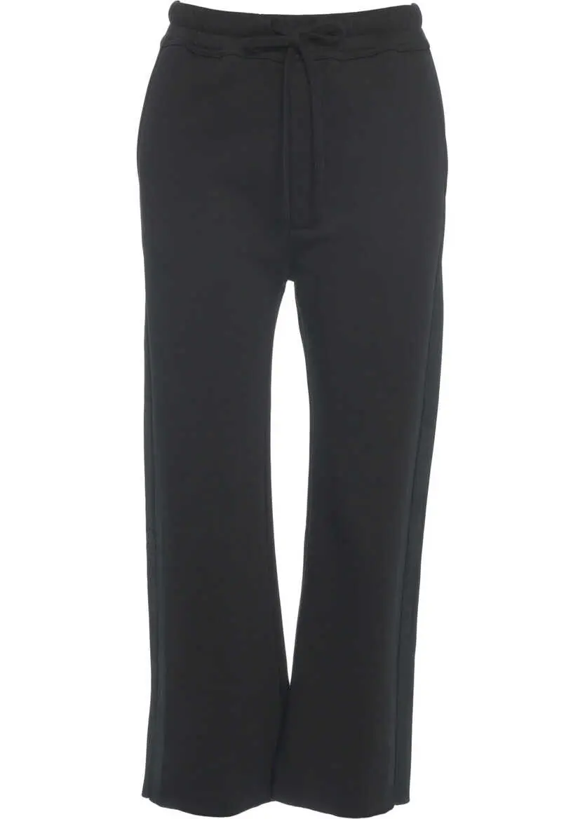 Pantaloni de trening Thom / Krom Wide leg joggers Black Femei (BM 19031236) 2