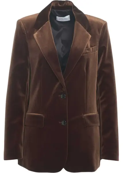 Sacouri Gender Velvet blazer Bronze Femei (BM 19031242) 6