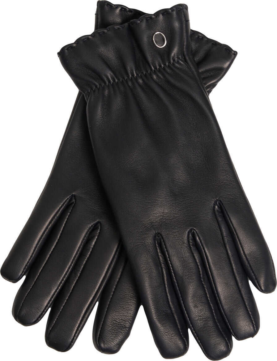 Manusi Orciani Leather gloves Black Femei (BM 19031251) 2