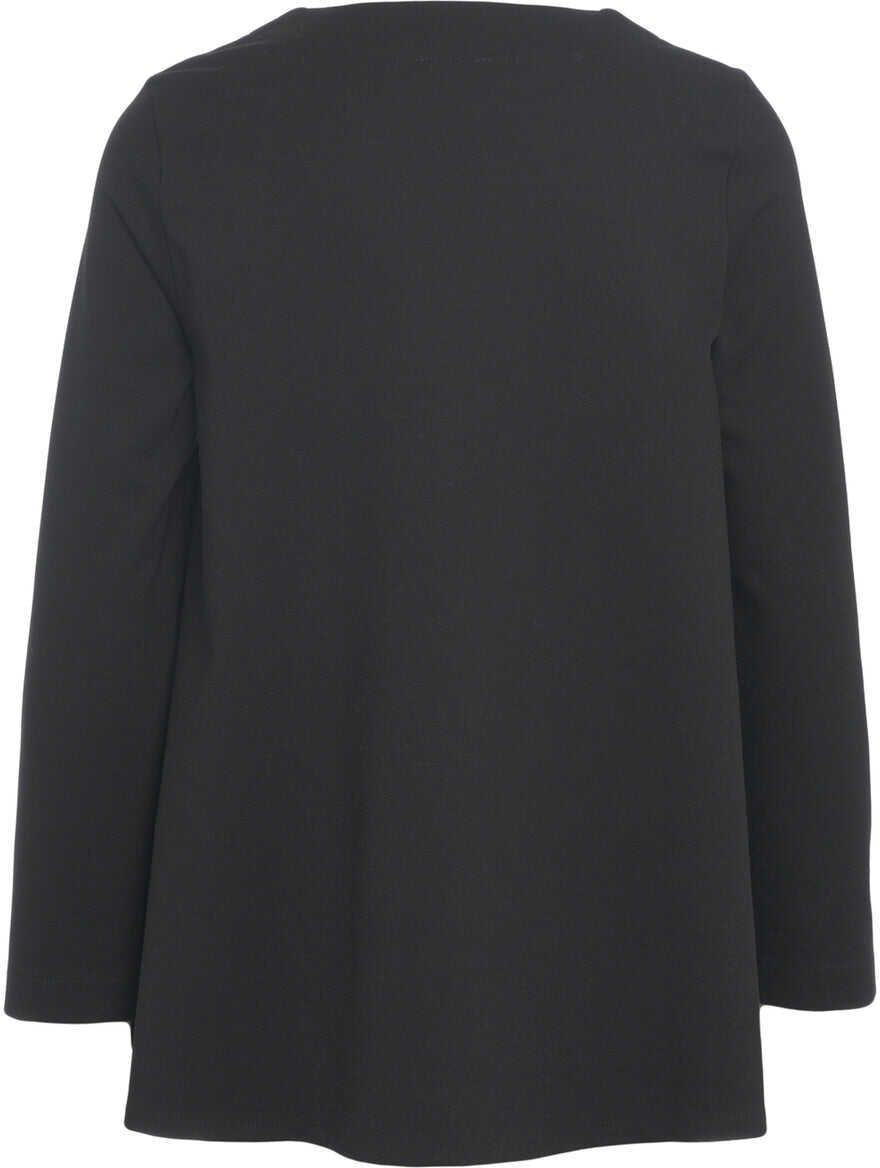 Cardigane OBLO UNIQUE Wool sweatshirt Black Femei (BM 19031260) 3
