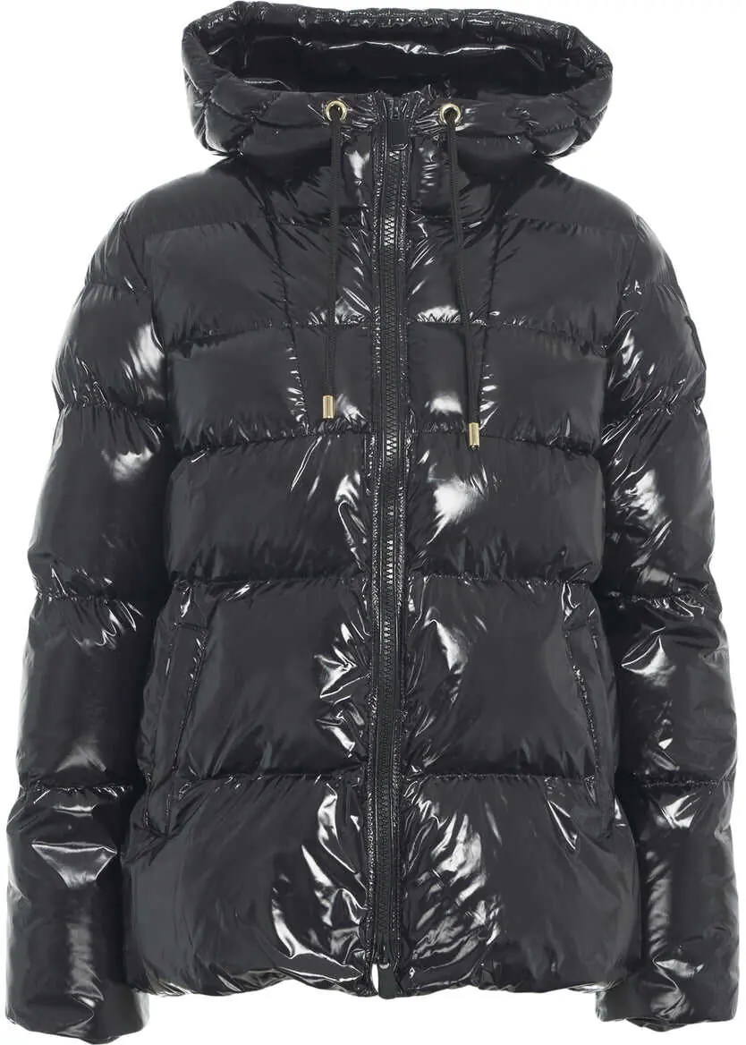 Geci de iarna Pinko Quilted puffer with hood Black Femei (BM 19031263) 2
