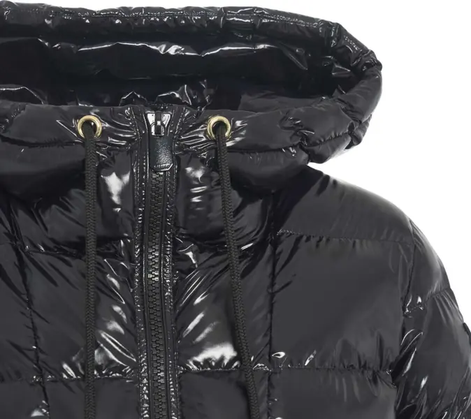 Geci de iarna Pinko Quilted puffer with hood Black Femei (BM 19031263) 4