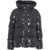 Pinko Quilted puffer with hood Black