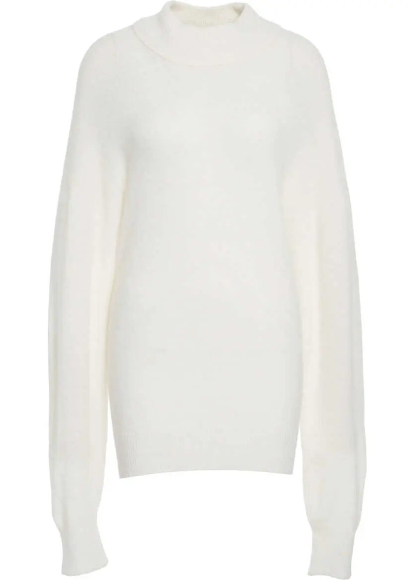 Pulovere Atomofactory Sweater with high collar White Femei (BM 19031269) 1
