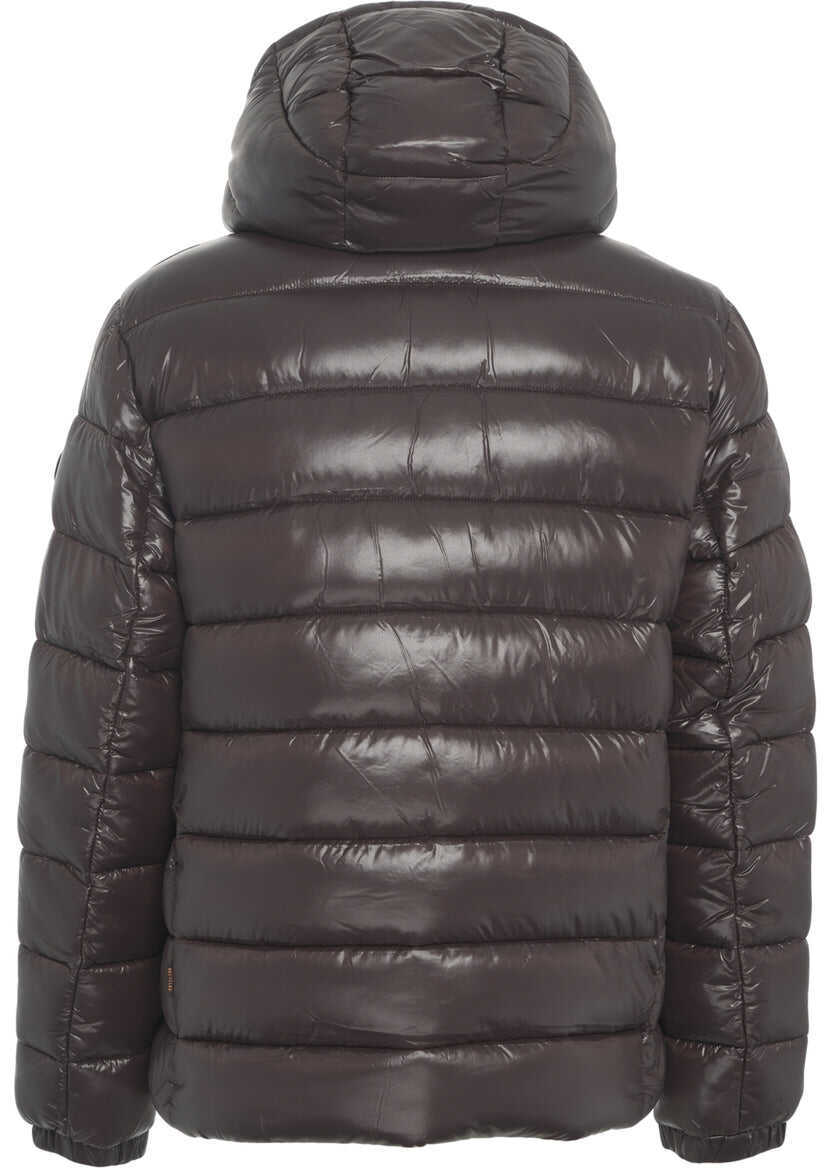 Geci de iarna Save the Duck Quilted puffer jacket Brown Barbati (BM 19031272) 3