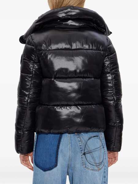 Geci de iarna Save the Duck Puffer with high collar Black Femei (BM 19031278) 4