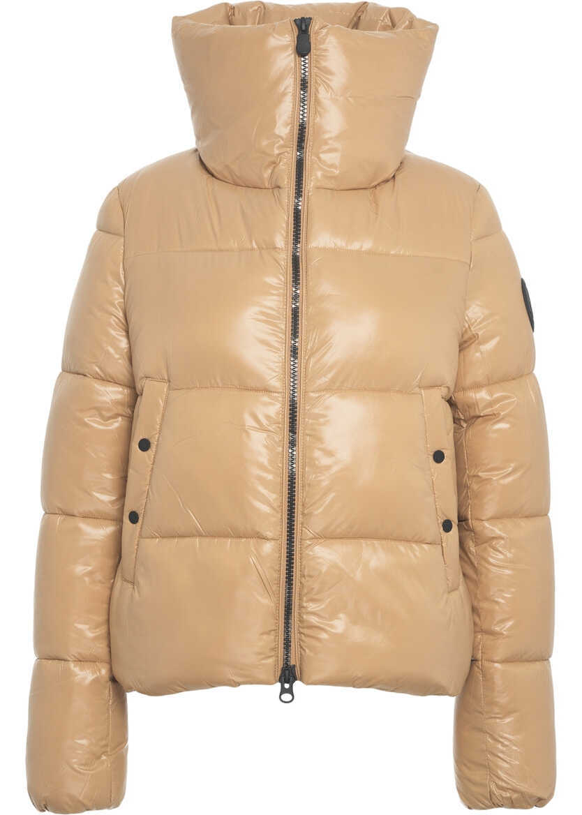 Geci de iarna Save the Duck Puffer with high collar Beige Femei (BM 19031278) 2