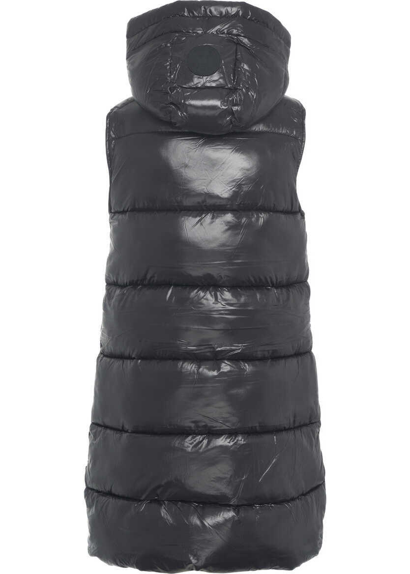 Geci de iarna Save the Duck Long quilted vest Black Femei (BM 19031281) 3