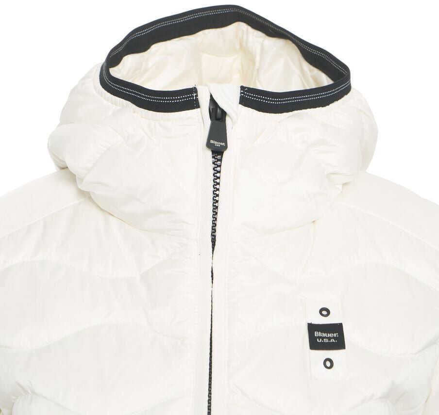 Geci de iarna Blauer Down jacket with wavy quilting White Femei (BM 19031290) 4