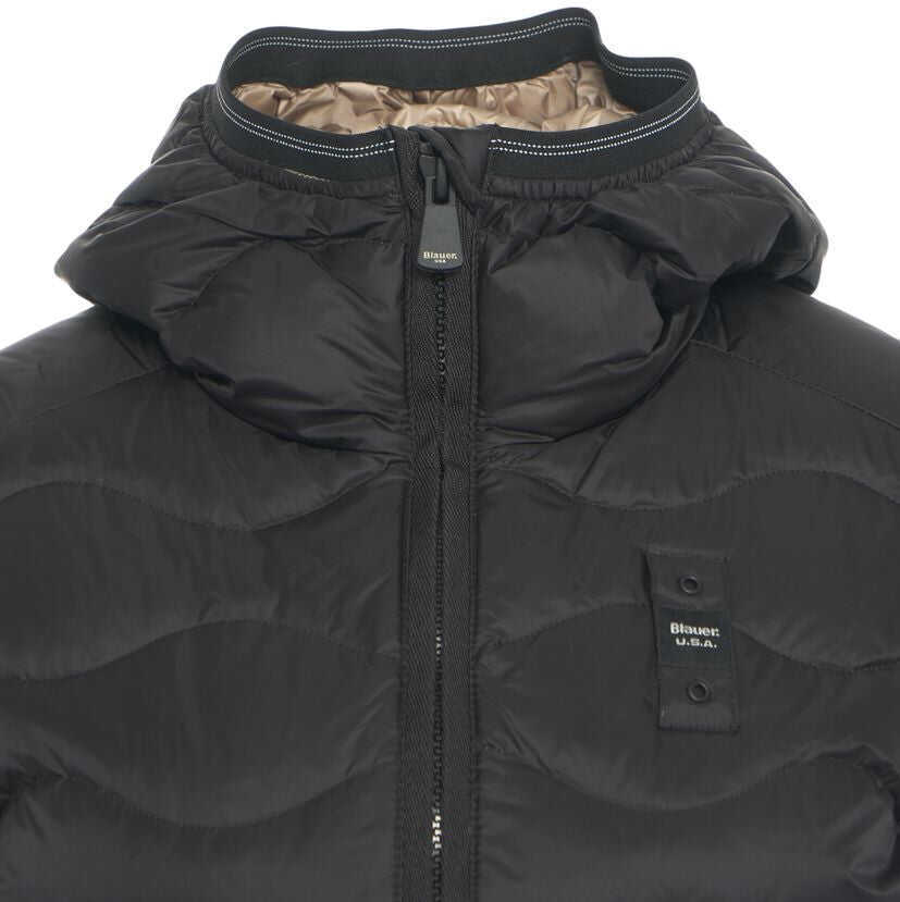 Geci de iarna Blauer Down jacket with wavy quilting Black Femei (BM 19031290) 4