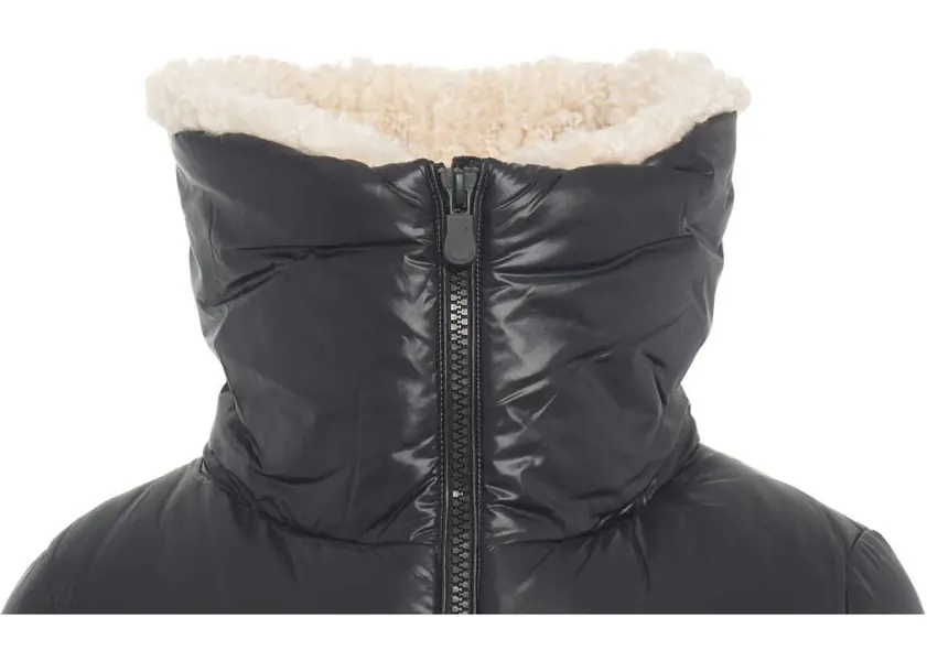 Geci de iarna Save the Duck Puffer with faux fur collar Black Femei (BM 19031299) 4