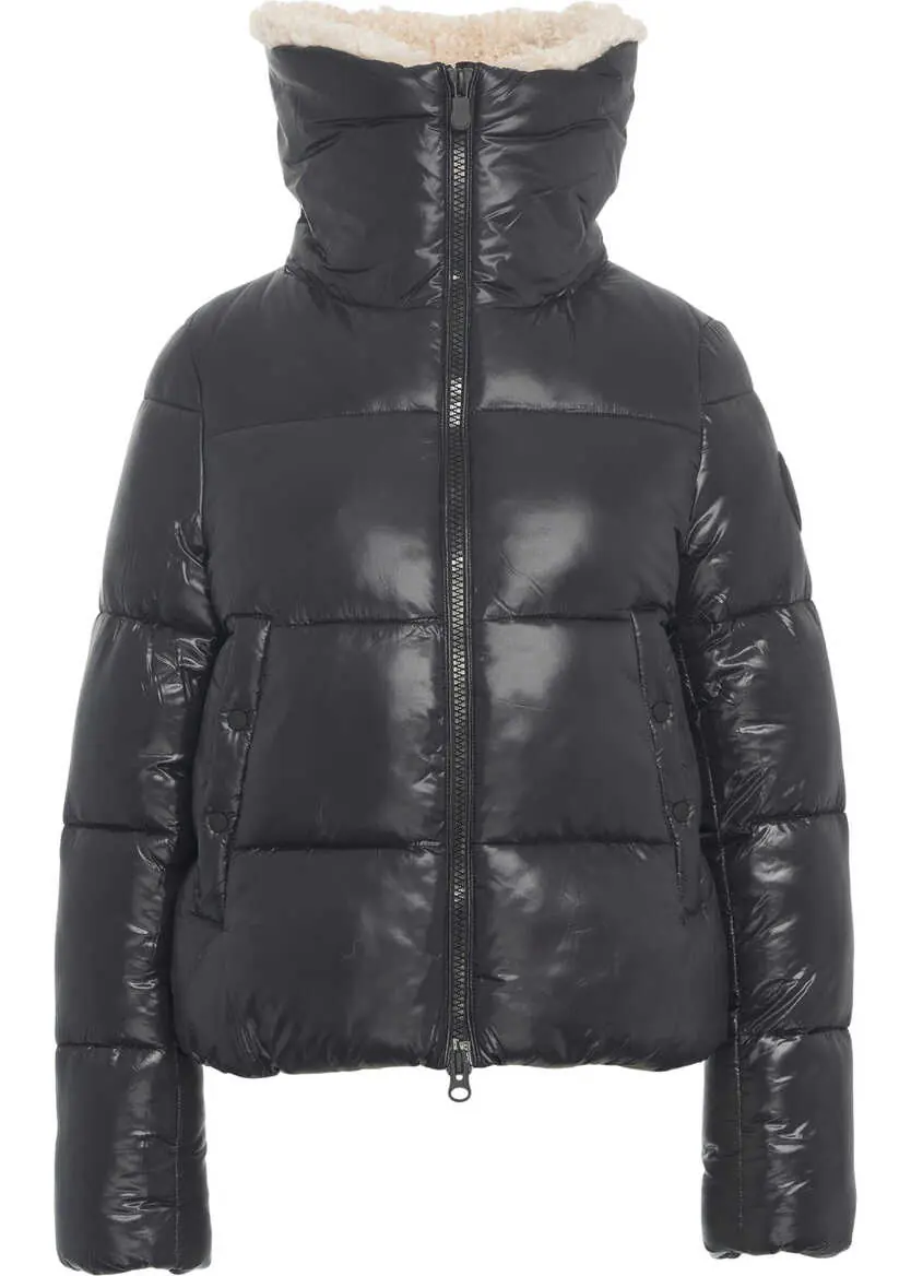 Geci de iarna Save the Duck Puffer with faux fur collar Black Femei (BM 19031299) 1