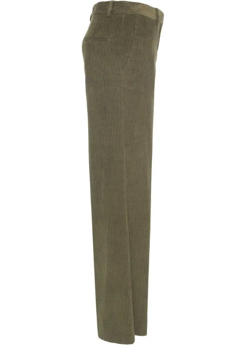 Pantaloni office Otto d ame Flared pants Green Femei (BM 19031302) 3