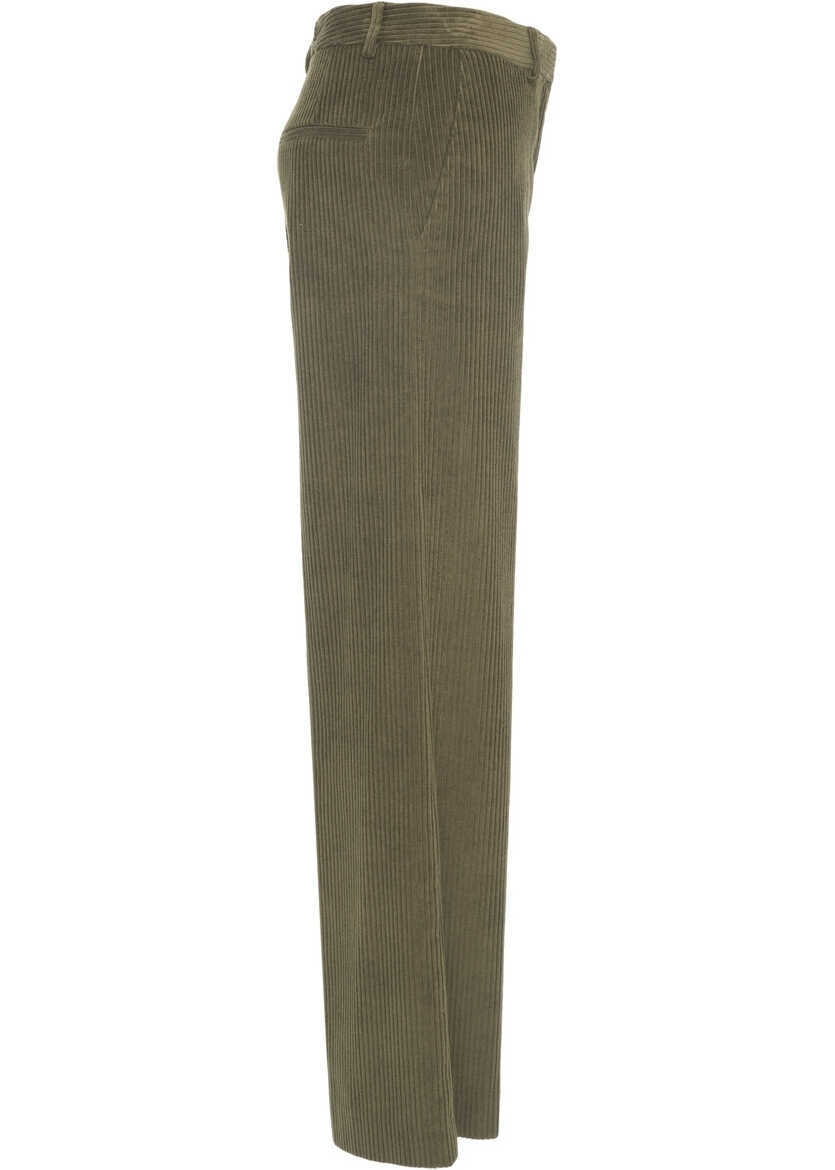 Pantaloni office Otto d ame Flared pants Green Femei (BM 19031302) 6