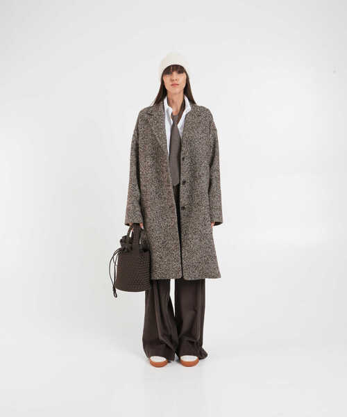 Pantaloni office Otto d ame Flared pants Brown Femei (BM 19031302) 3