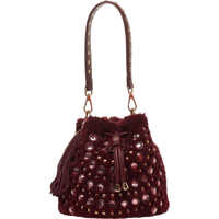 Genti de mana Faux fur bucket bag 'Andromeda' Femei