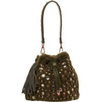 Genti de mana Faux fur bucket bag 'Andromeda' Femei