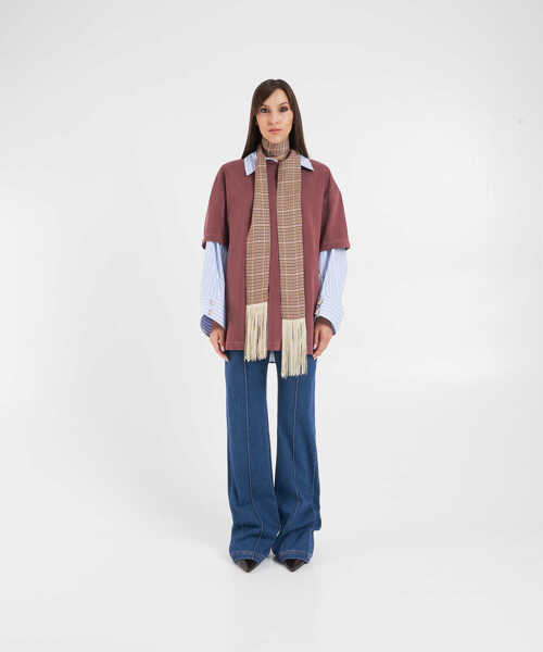 Blugi evazati Munthe Flared jeans with patch pockets Blue Femei (BM 19031320) 3