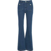 Blugi evazati Flared jeans with patch pockets Femei
