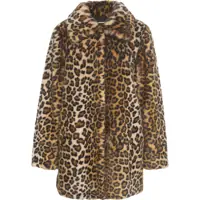 Paltoane Coat with animal print Femei