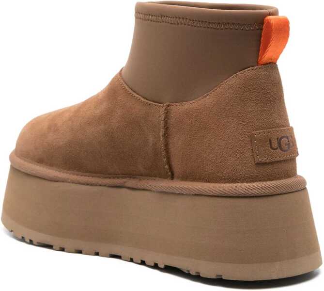 Cizme de iarna UGG Boots Classic Mini Dipper Beige Femei (BM 19031383) 3