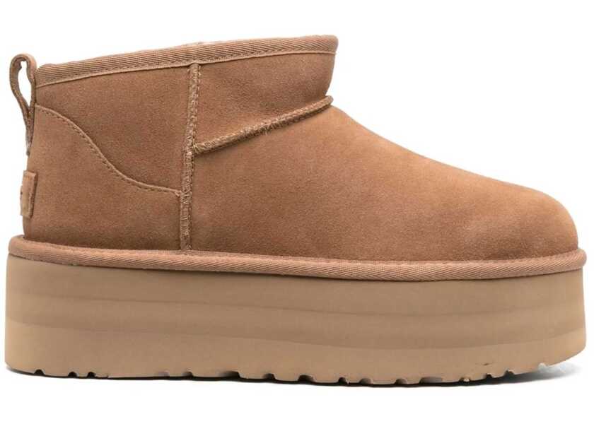 Cizme de iarna UGG Boots Classic Ultra Mini Platform Brown Femei (BM 19031389) 1
