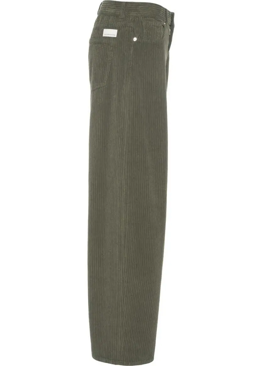 Pantaloni casual Nine in the morning Wide leg pants Green Femei (BM 19031416) 3