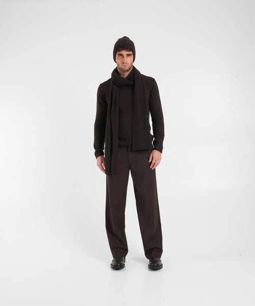 Caciuli Daniele Fiesoli Cashmere beanie Brown Barbati (BM 19031419) 3