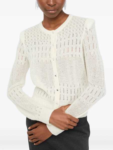 Cardigane Liu Jo Lace crochet cardigan White Femei (BM 19031428) 4