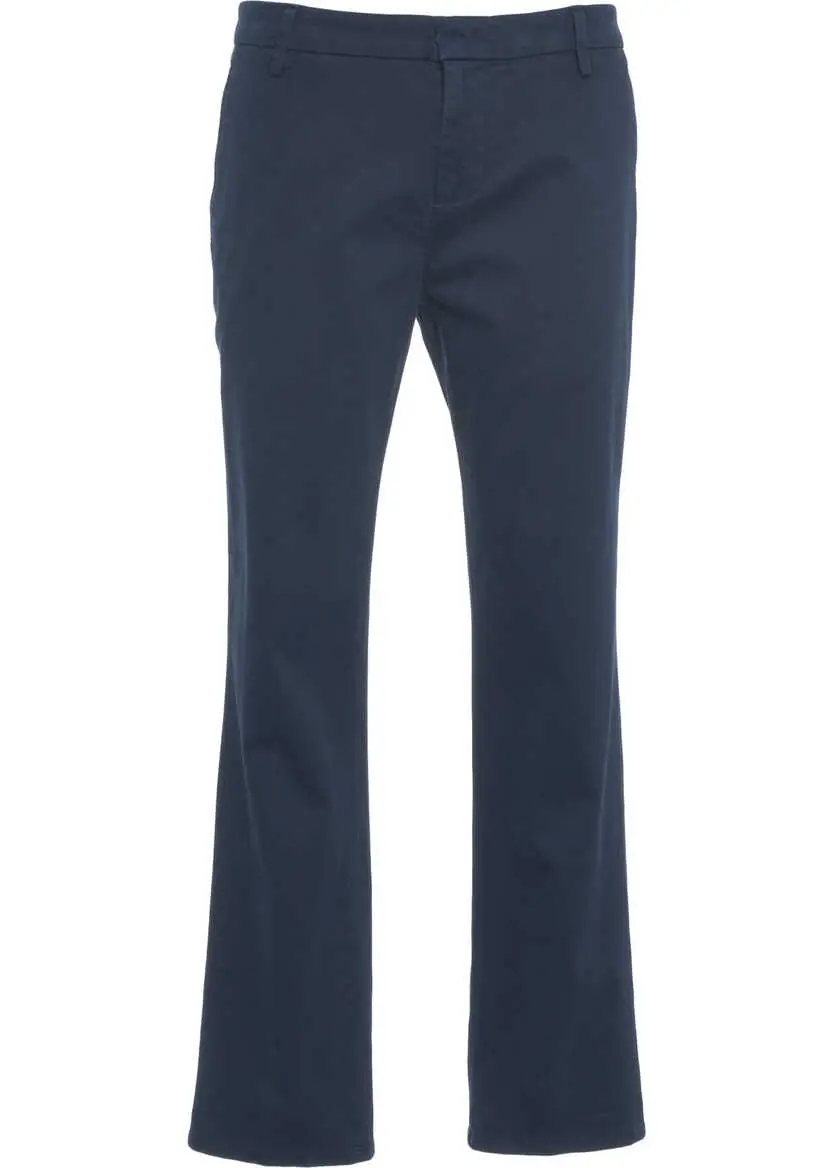 Pantaloni casual Dondup Chino trousers Blue Barbati (BM 19031431) 1