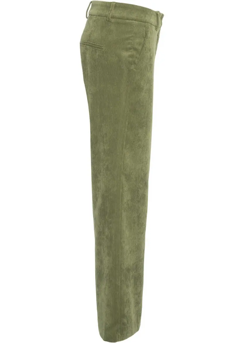 Pantaloni casual Cambio Corduroy pants Amelie Green Femei (BM 19031437) 3
